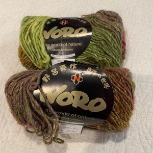 Beautiful authentic Japanese silk wool yarn purchased in Japan.